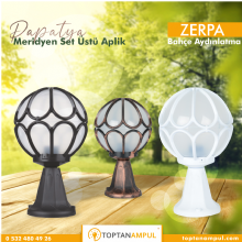 Zerpa Papatya Meridyen Set Üstü Aplik Z2890 - Z2900 - Z8030
